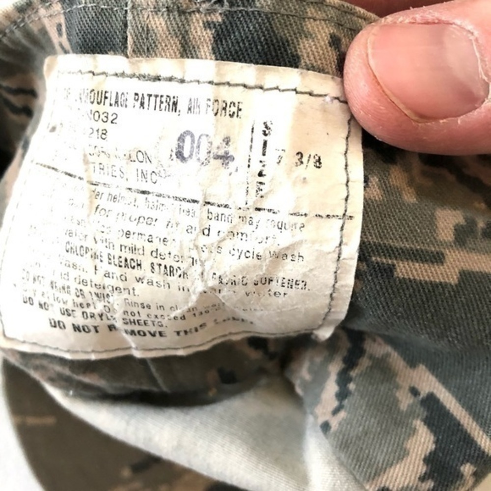 USAF ABU Men's Hat Size 7 3/8 - Picture 3 of 3